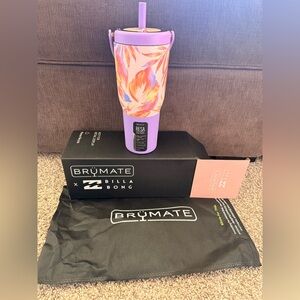 BrüMate x Billabong Purple Floral Tumbler